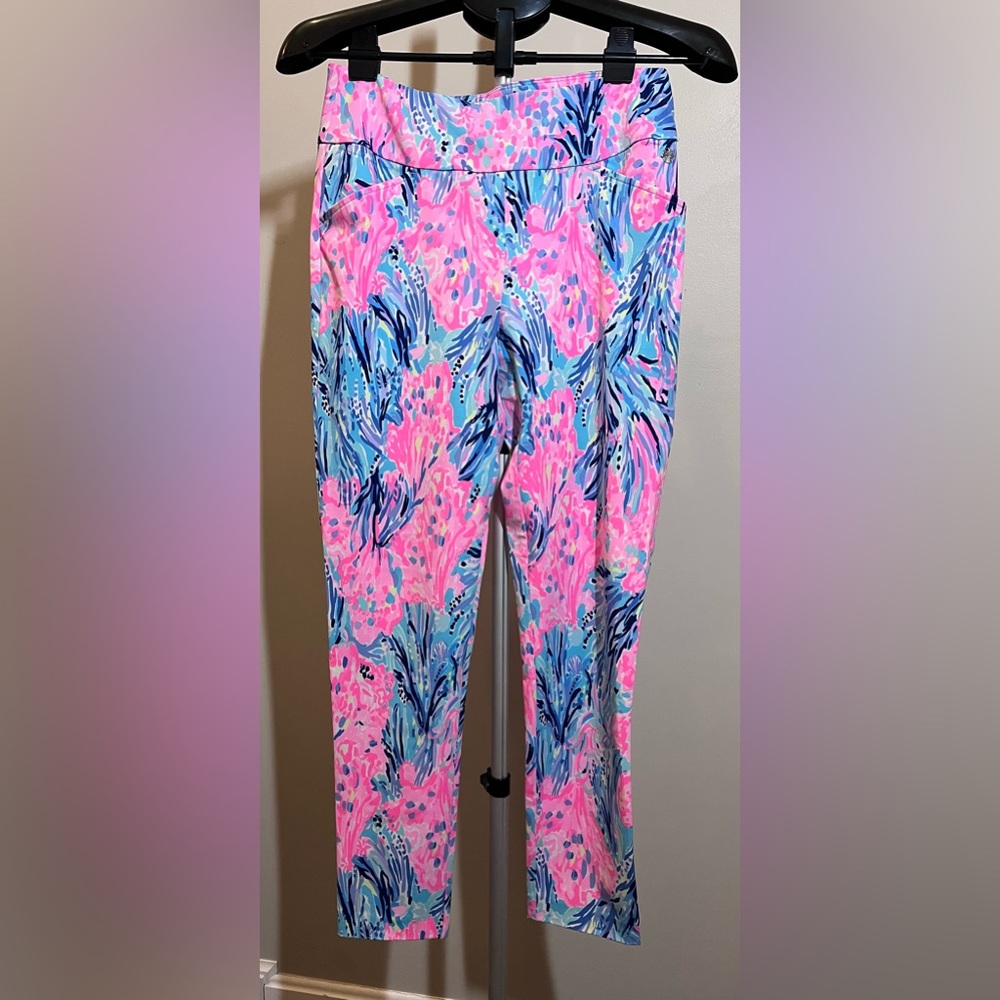 Lilly Pulitzer Luxletic Corso Pants - Size 4 - Picture 1 of 7